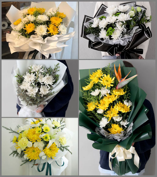 贵州黔南州长顺县白事花束代送